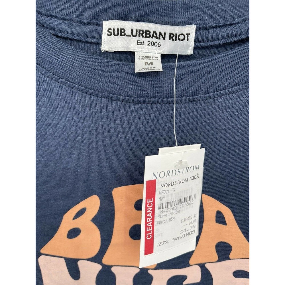 SUB_URBAN RIOT - Be A Nice Human Graphic Tee Size Medium - Picture 5 of 6
